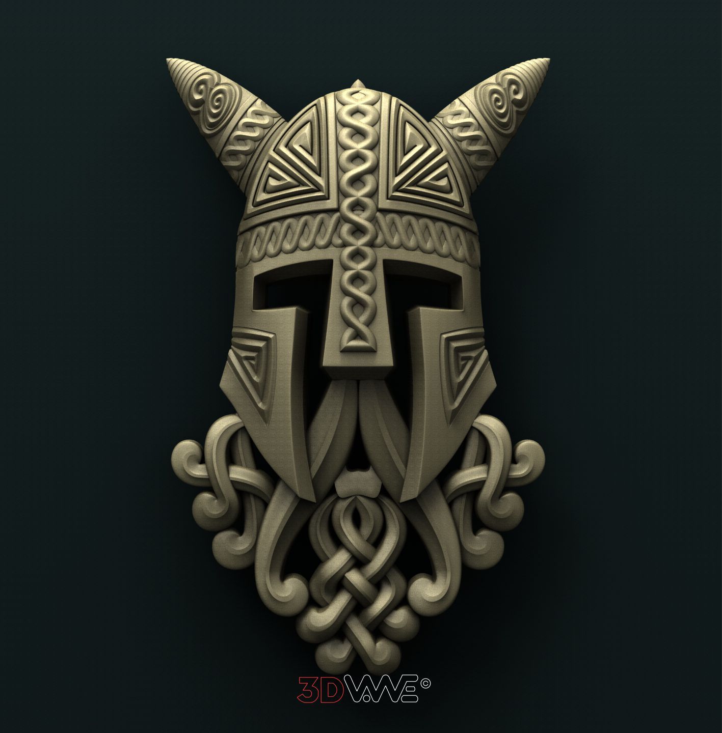 VIKING HELMET 3D STL 3DWave