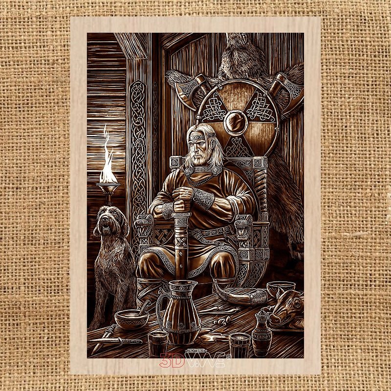 VIKING pyroprinter and laser-ready file 3DWave.us