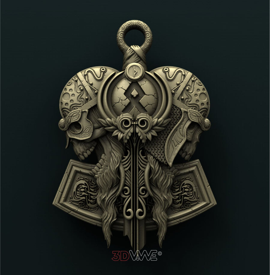 VIKINGS HAMMER 3D STL 3DWave