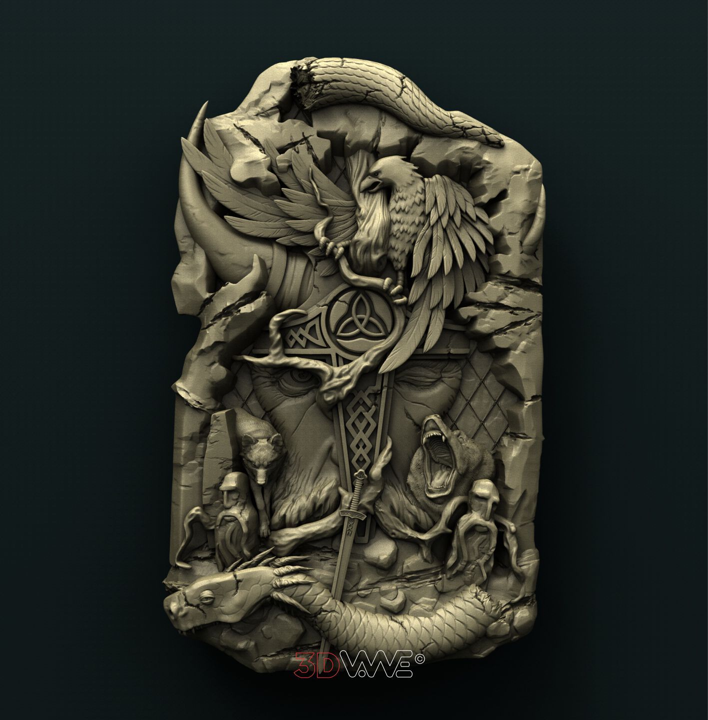 VIKINGS SAGA 3D STL 3DWave