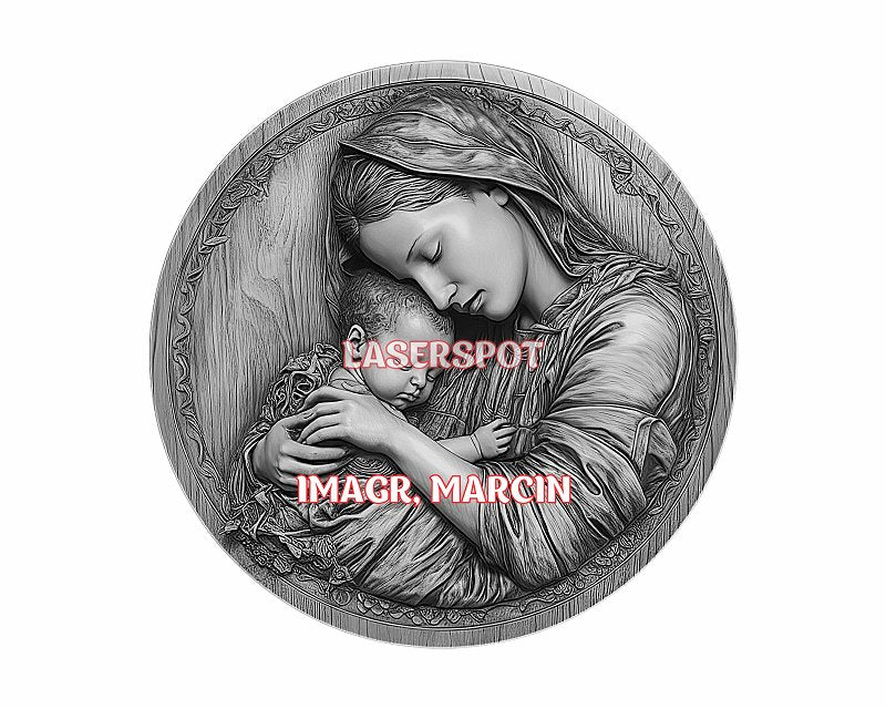 Virgin Mary 3d illusion & laser-ready files - 3DWave.us