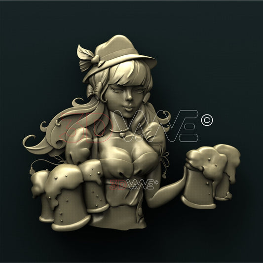 WAITRESS 3D STL 3DWave