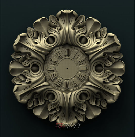 WAL CLOCK 3D STL 3DWave