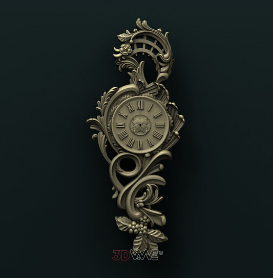 WALL CLOCK 3D STL 3DWave