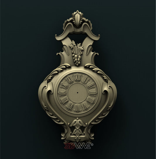 WALL CLOCK 3D STL 3DWave