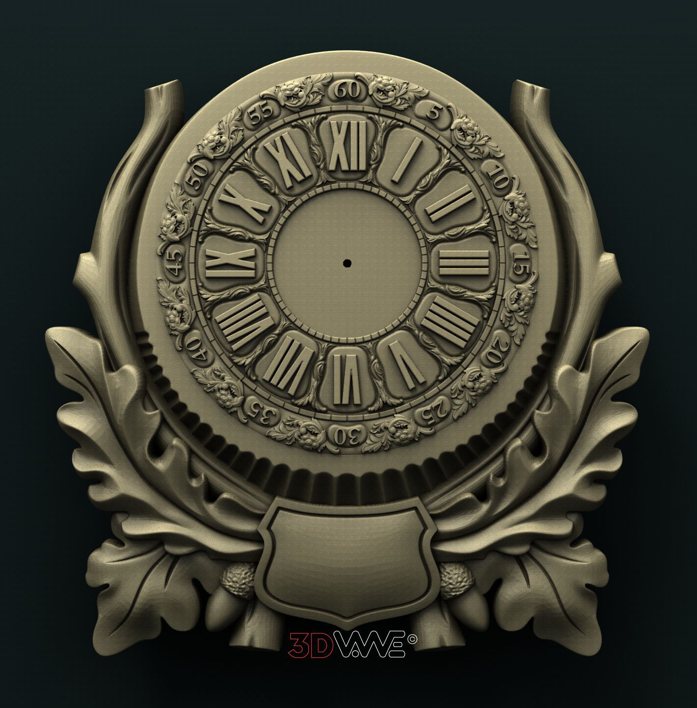 WALL CLOCK 3D STL 3DWave