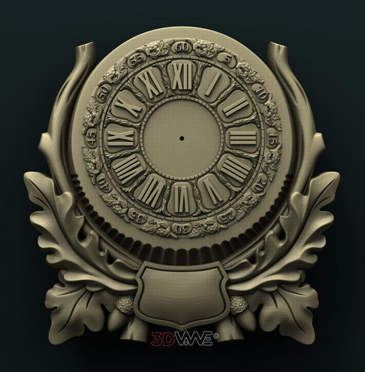 WALL CLOCK 3D STL 3DWave