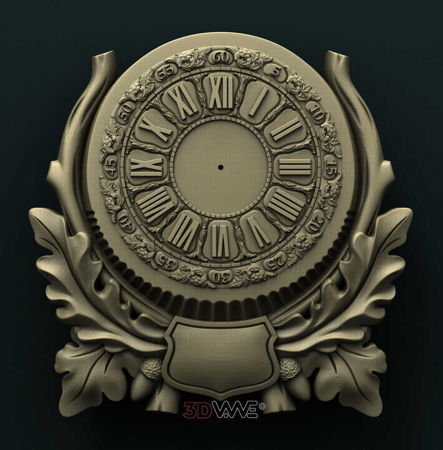 WALL CLOCK 3D STL 3DWave