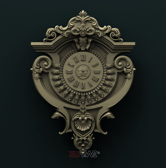 WALL CLOCK 3D STL 3DWave