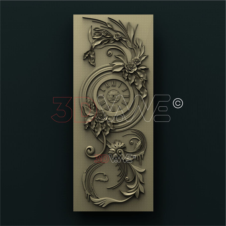 WALL CLOCK 3D STL 3DWave