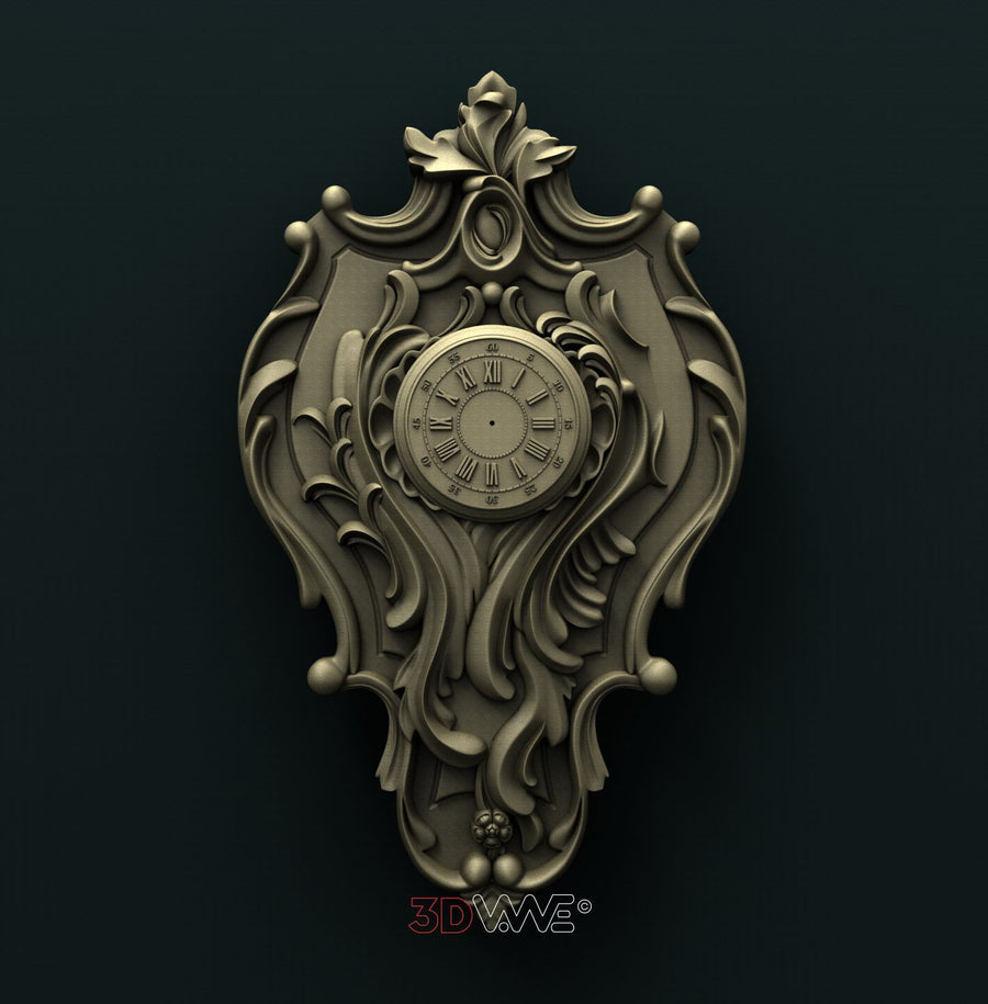 WALL CLOCK 3D STL 3DWave