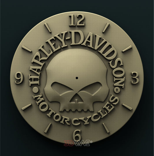 WALL CLOCK 3D STL 3DWave