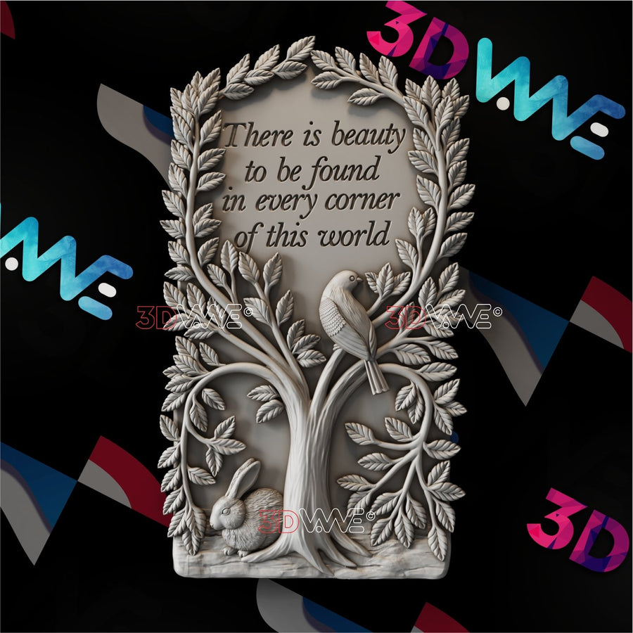 WALL WARM SIGN 3d stl 3DWave.us