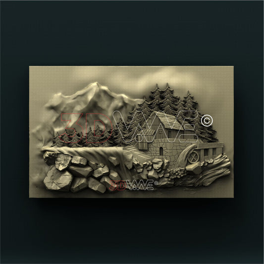WATERMILL 3D STL 3DWave