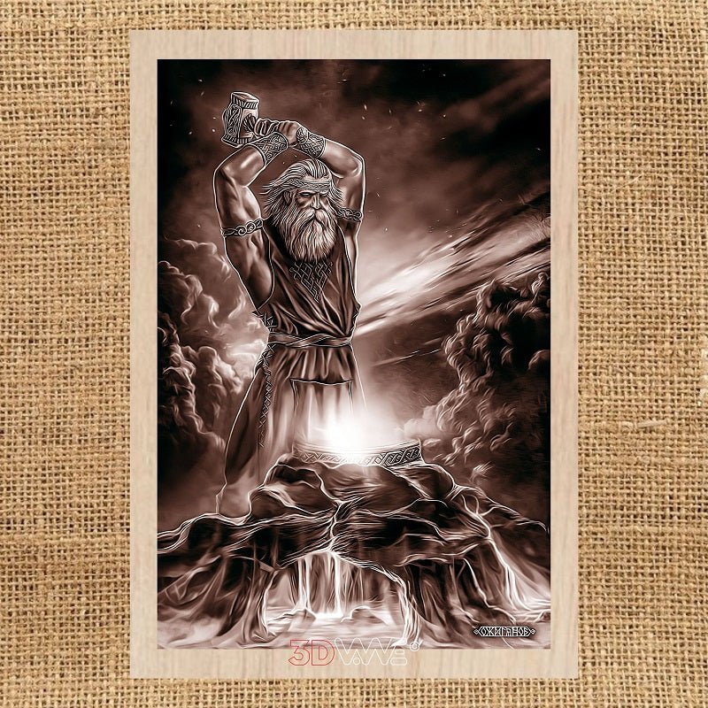 WAYLAND THE SMITH pyroprinter and laser-ready file 3DWave.us