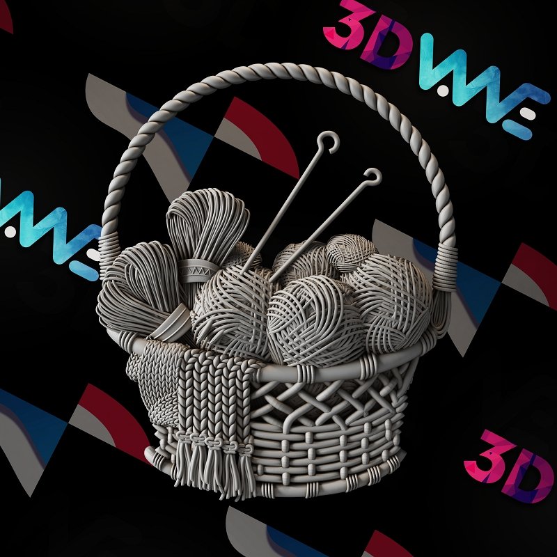 Weaving set 3d stl - - 3DWave.us