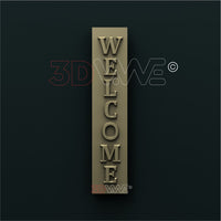 Thumbnail for WELCOME SIGN 3d stl 3DWave