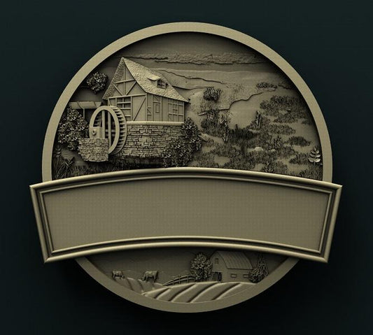 WELCOME SIGN 3D STL 3DWave