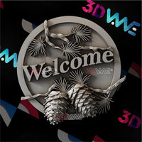 Thumbnail for WELCOME SIGN 3d stl 3DWave.us