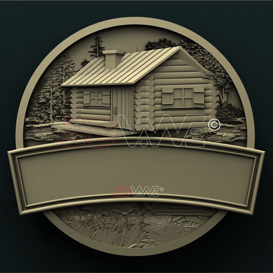 WELCOME SIGN, BLANK 3D STL 3DWave