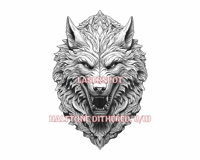 Werewolf 3d illusion & laser-ready files - 3DWave.us