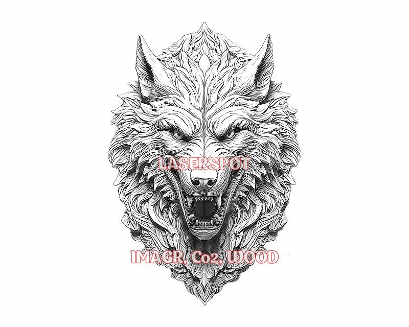 Werewolf 3d illusion & laser-ready files - 3DWave.us