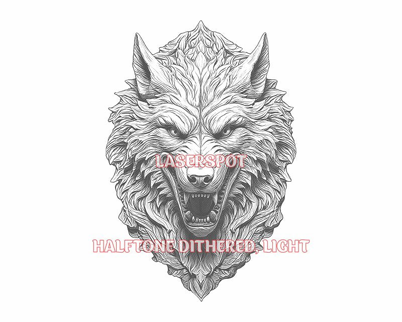Werewolf 3d illusion & laser-ready files - 3DWave.us