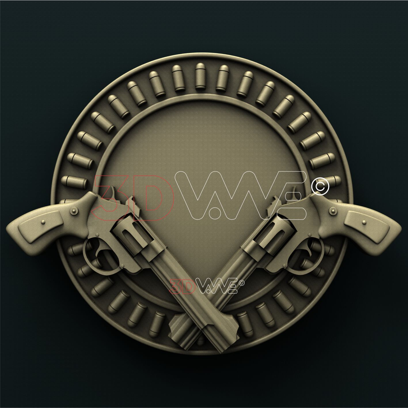 WESTERN SIGN 3D STL 3DWave