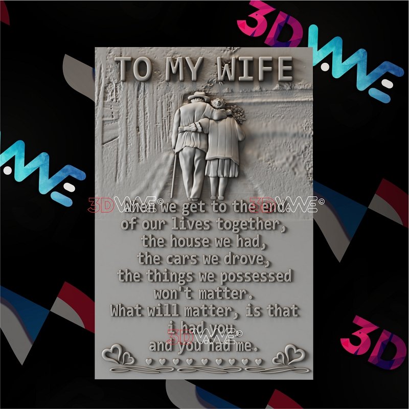 WIFE AND HUSBAND 3d stl - 3DWave.us