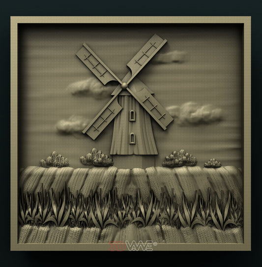WINDMILL 3D STL 3DWave
