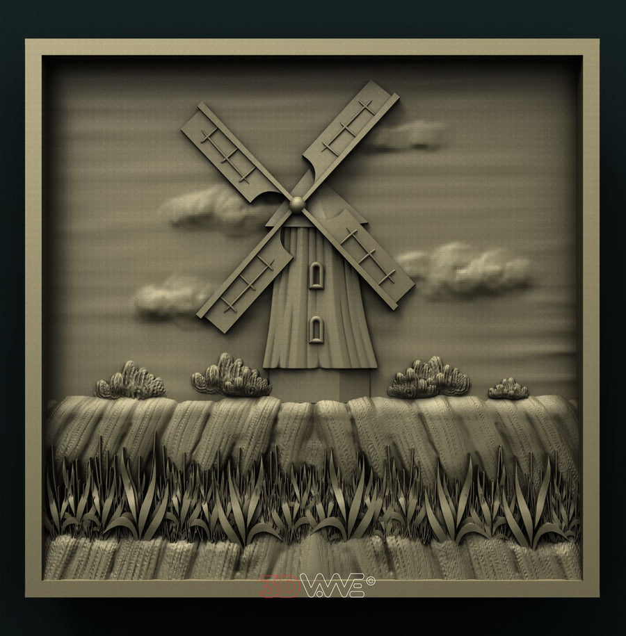 WINDMILL 3D STL 3DWave