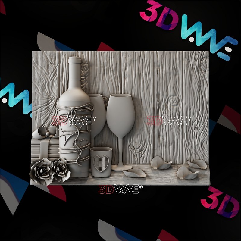 WINE 3D STL 3DWave