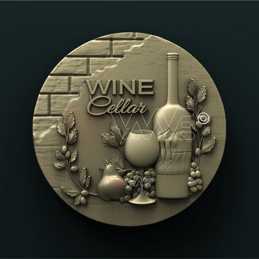 WINE CELLAR 3D STL 3DWave