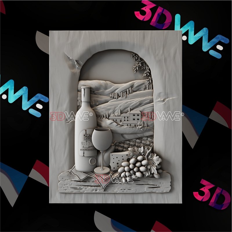 WINE CELLAR 3d stl 3DWave.us