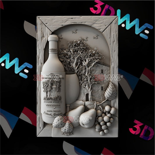 WINE CELLAR 3d stl 3DWave.us