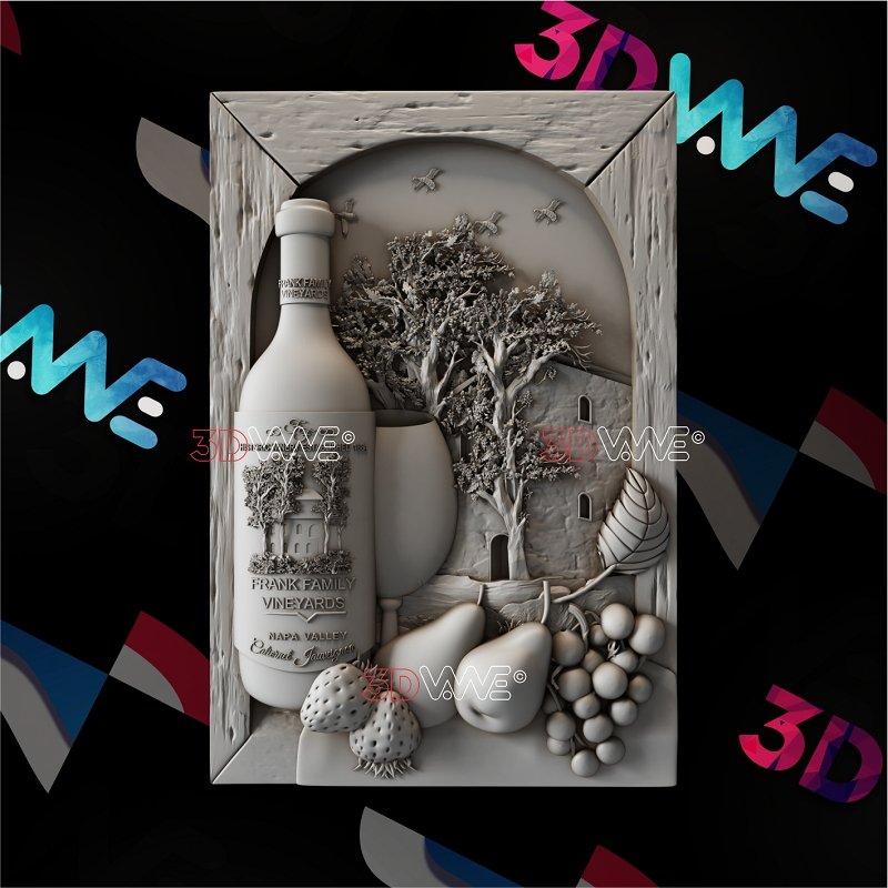 WINE CELLAR 3d stl 3DWave.us