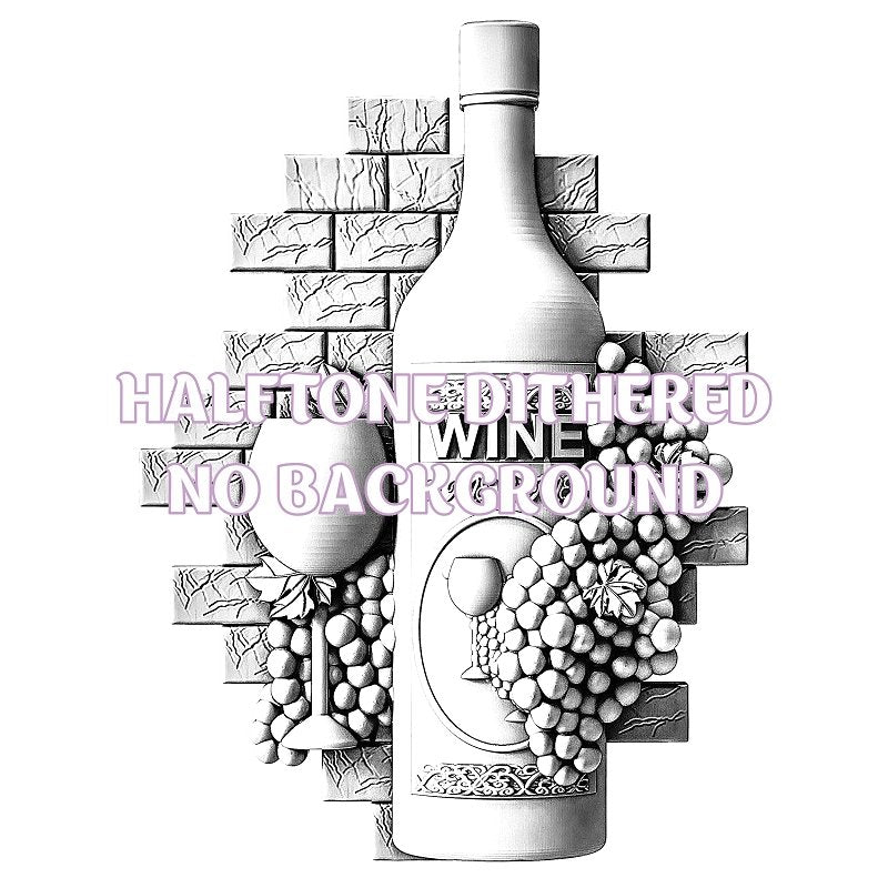 WINERY 3d illusion & laser - ready file 3DWave.us