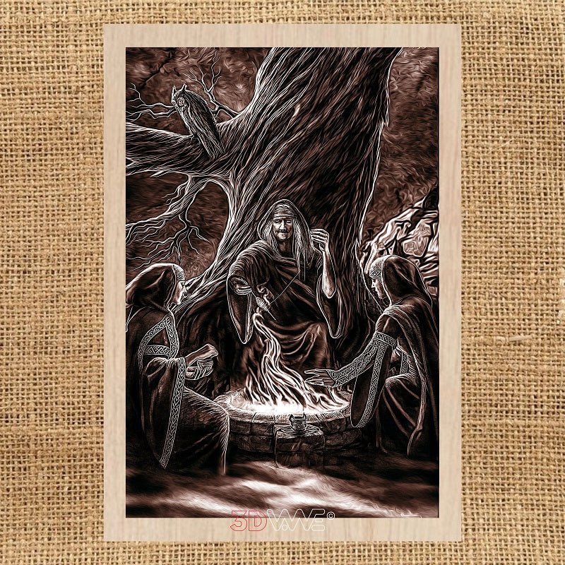 WITCHES pyroprinter and laser-ready file 3DWave.us