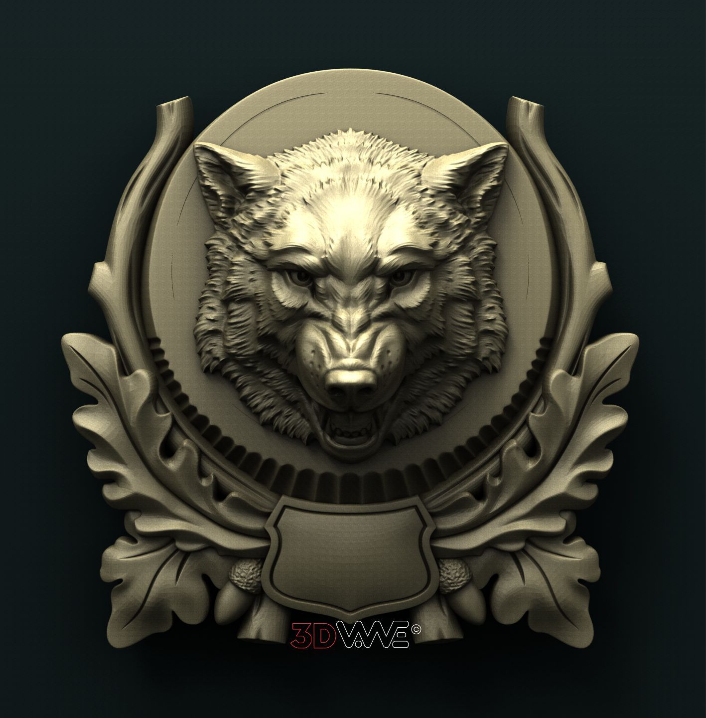 WOLF 3D STL 3DWave