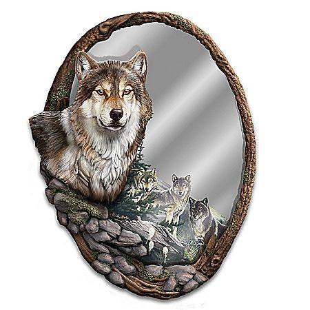 WOLVES MIRROR FRAME - EXCLUSIVE 3D STL 3DWave