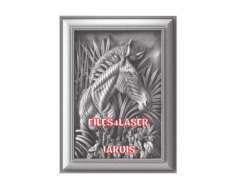 Zebra 3d illusion & laser-ready files - 3DWave.us