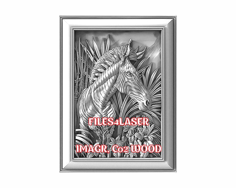 Zebra 3d illusion & laser-ready files - 3DWave.us