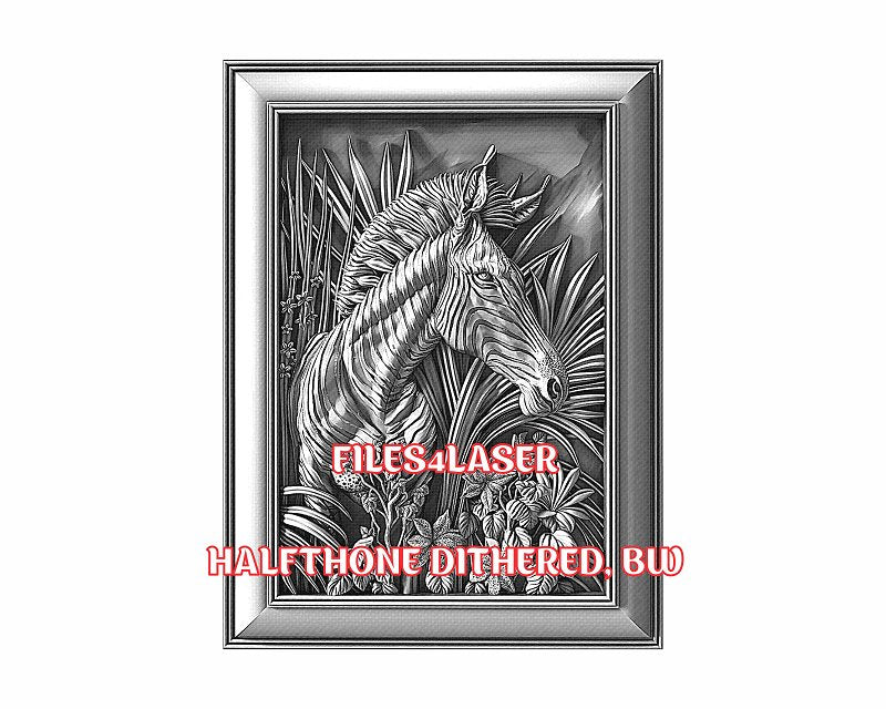 Zebra 3d illusion & laser-ready files - 3DWave.us